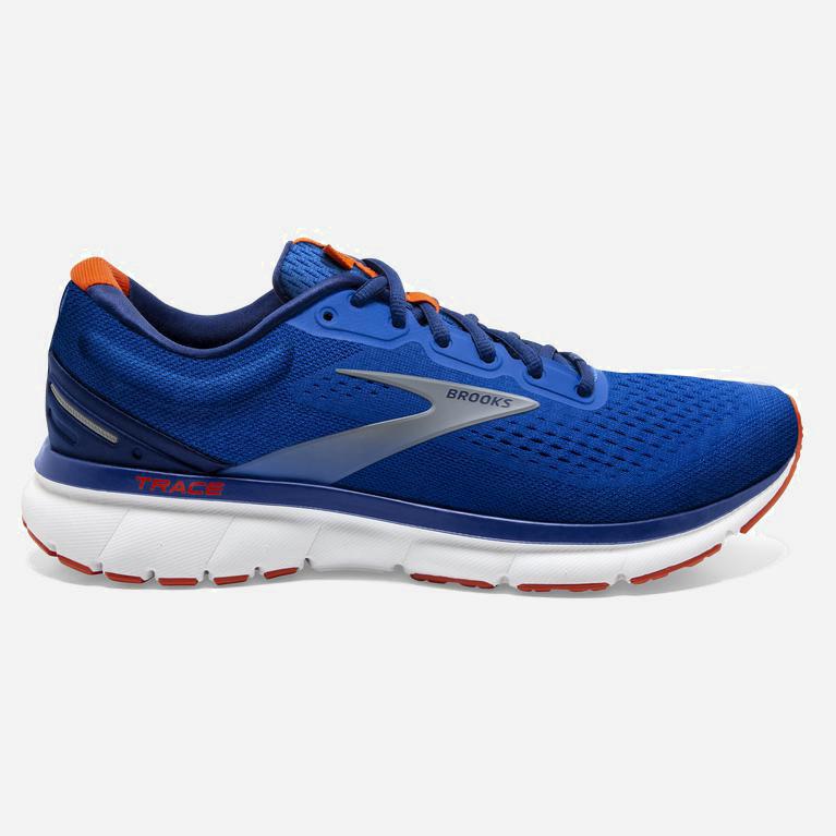 Brooks Trace Mens Adaptive Road Running Shoes - Blue/Navy/Orange - Philippines (426183LJU)